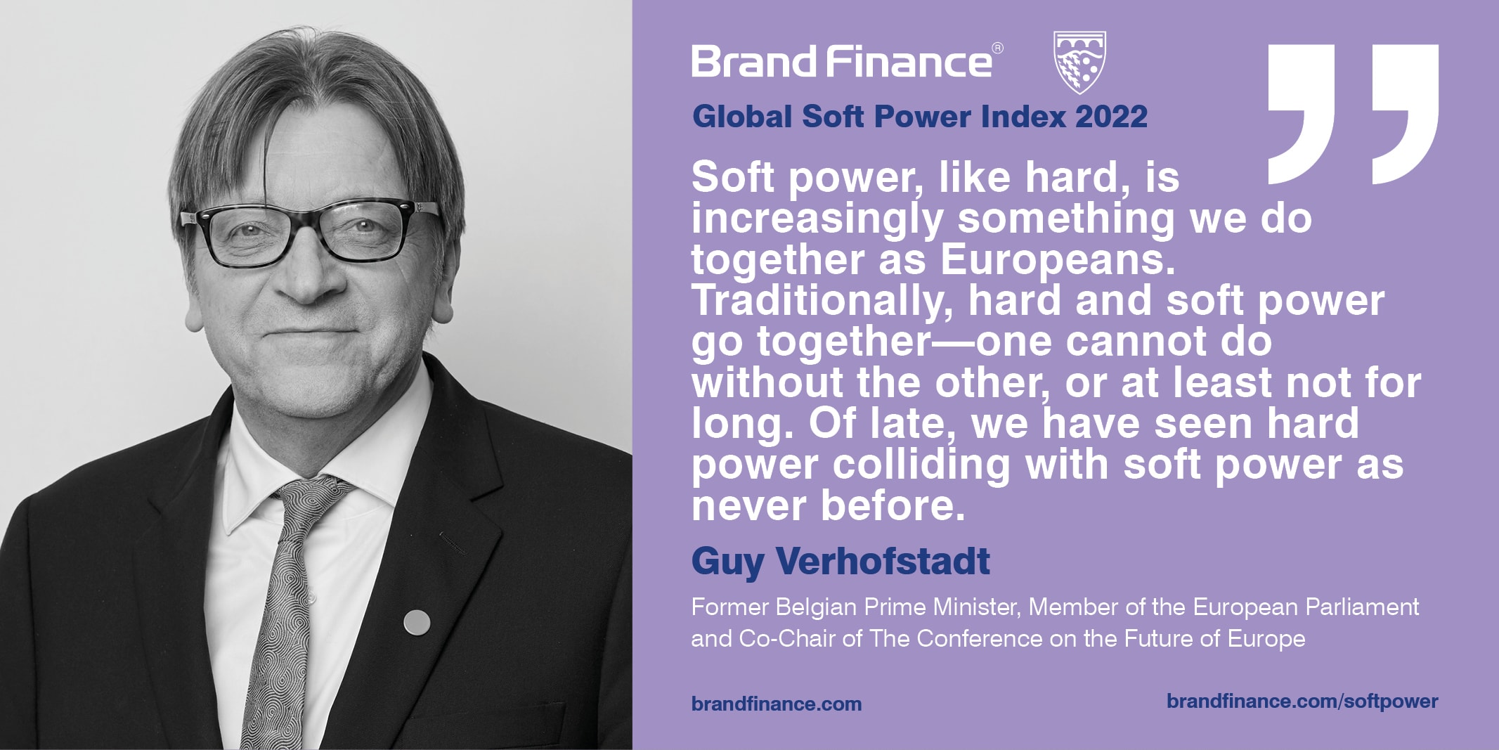 Guy Verhofstadt, Former Belgian Prime Minister, Member of the European Parliament and Co-Chair of The Conference on the Future of Europe