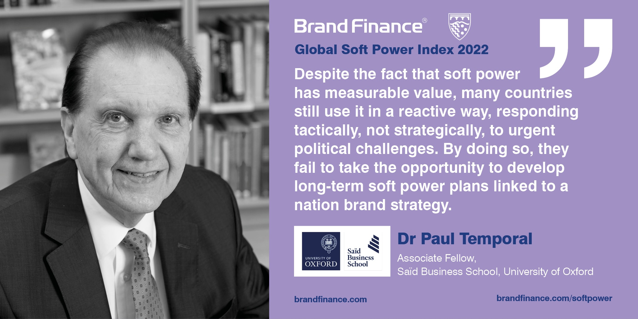 Dr Paul Temporal, Associate Fellow, Saïd Business School, University of Oxford